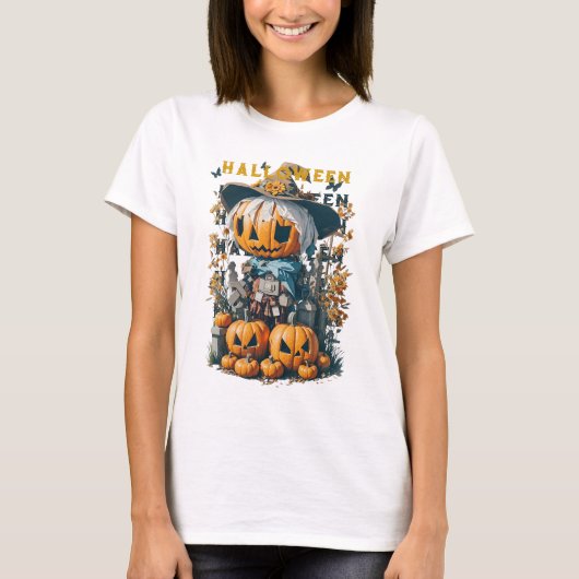 Harry, de Halloween vogelverschrikker T-shirt (Voorkant)