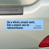 Harry Dresden Quote Bumpersticker (Op auto)