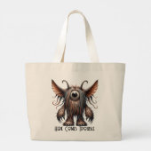 Harry - Een-ogige Monster Canvas tas (Achterkant)