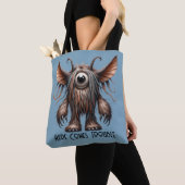 Harry - Een-ogige Monster Canvas tas (Dichtbij)