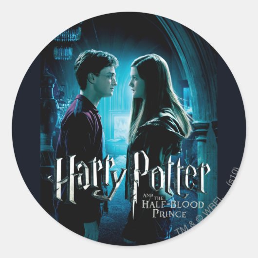 Harry en Ginny 1 Ronde Sticker (Voorkant)