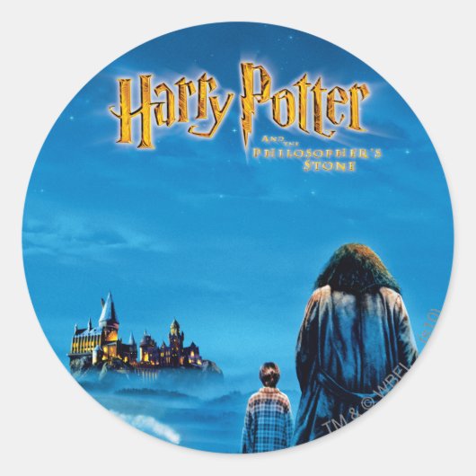 Harry en Hagrid International Movie Poster Ronde Sticker (Voorkant)