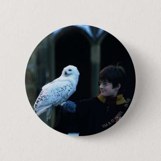 Harry en Hedwig 2 Ronde Button 5,7 Cm (Voorkant)