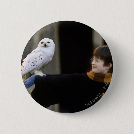 Harry en Hedwig 3 Ronde Button 5,7 Cm (Voorkant)