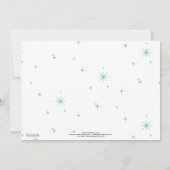 Harry en Hedwig Flying Past Hogwarts Kerstmis Feestdagenkaart (Achterkant)