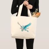 Harry en Hermione op een Hippogriff Grote Tote Bag (Voorkant (product))