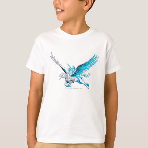 Harry en Hermione op een Hippogriff T-shirt