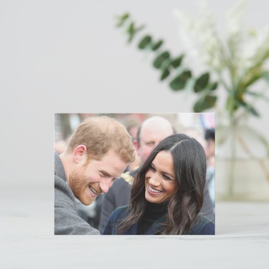 Harry en Meghan, hertog en hertogin van Sussex Briefkaart (Staand voorkant)
