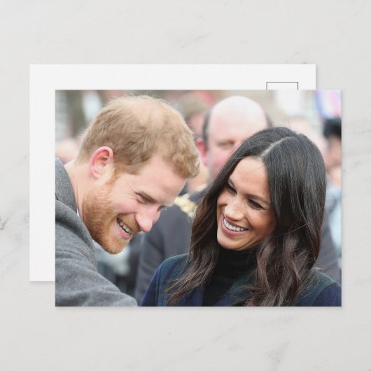 Harry en Meghan, hertog en hertogin van Sussex Briefkaart (Voorkant / Achterkant)