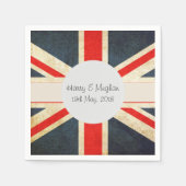 Harry en Meghan koninklijke bruiloft Britse vlag s Servet (Voorkant)