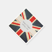 Harry en Meghan koninklijke bruiloft Britse vlag s Servet (Hoek)