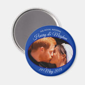 Harry en Meghan kus foto koninklijk huwelijk Magneet (Voorkant / Achterkant)