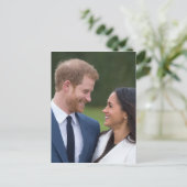Harry en Meghan Markle Royal Wedding Briefkaart (Staand voorkant)