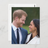 Harry en Meghan Markle Royal Wedding Briefkaart (Voorkant / Achterkant)