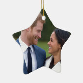 Harry en Meghan Markle Royal Wedding Keramisch Ornament (Rechts)