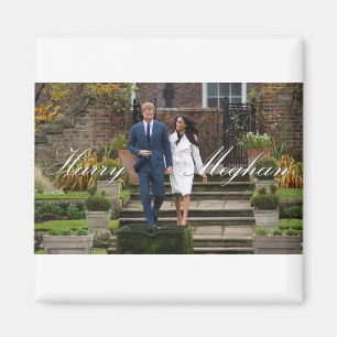 Harry en Meghan Markle Royal Wedding Magneet