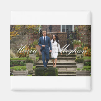 Harry en Meghan Markle Royal Wedding Magneet