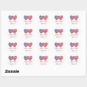 Harry en Meghan Ronde Sticker (Vel)