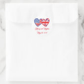 Harry en Meghan Ronde Sticker (Tas)