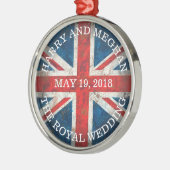 Harry en Meghan Royal Wedding Metalen Ornament (Links)