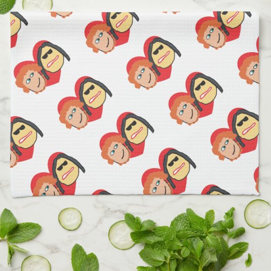 Harry en Meghan Theedoek (Gevouwen)