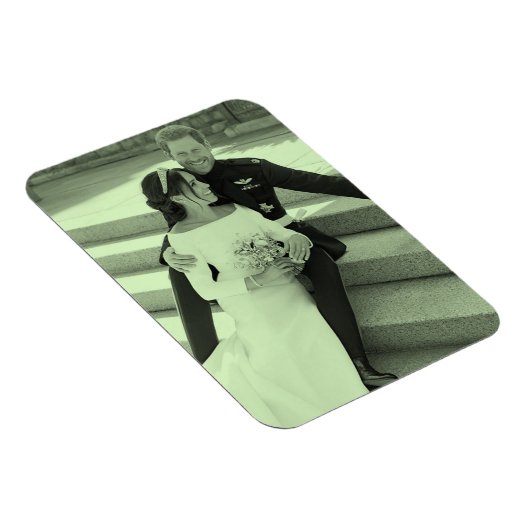 Harry en Meghan trouwportret gestileerd Magneet (Rechterzijde)