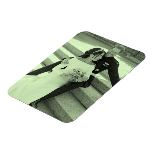 Harry en Meghan trouwportret gestileerd Magneet (Linkerzijde)