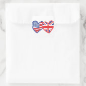 Harry en Meghan Vierkante Sticker (Tas)