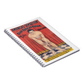 Harry Handcuff Houdini, de gevangenisbreker 1900 Notitieboek (Rechterzijde)