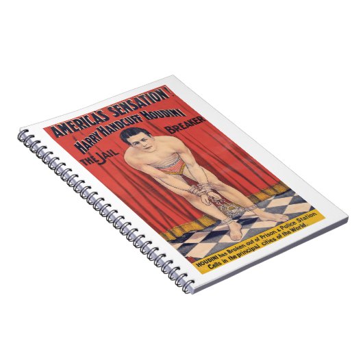 Harry Handcuff Houdini, de gevangenisbreker 1900 Notitieboek (Rechterzijde)