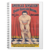 Harry Handcuff Houdini, de gevangenisbreker 1900 Notitieboek (Voorkant)