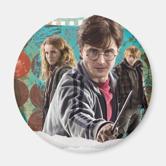 Harry, Hermione en Ron 1 Magneet (Voorkant)