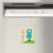 Harry het monster, magneet w / quote (Insitu (Vaatwasser))
