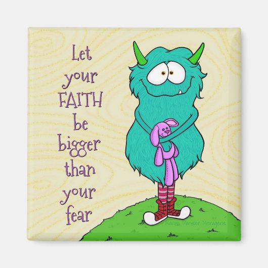 Harry het monster, magneet w / quote (Voorkant)