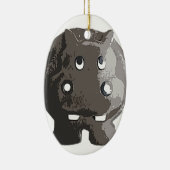 Harry Hippo Keramisch Ornament (Rechts)