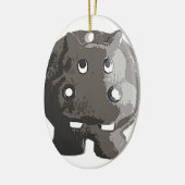 Harry Hippo Keramisch Ornament (Links)