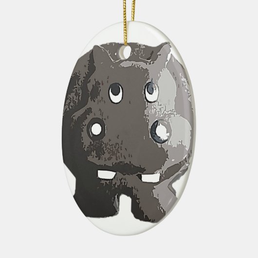 Harry Hippo Keramisch Ornament (Links)
