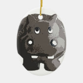 Harry Hippo Keramisch Ornament (Voorkant)