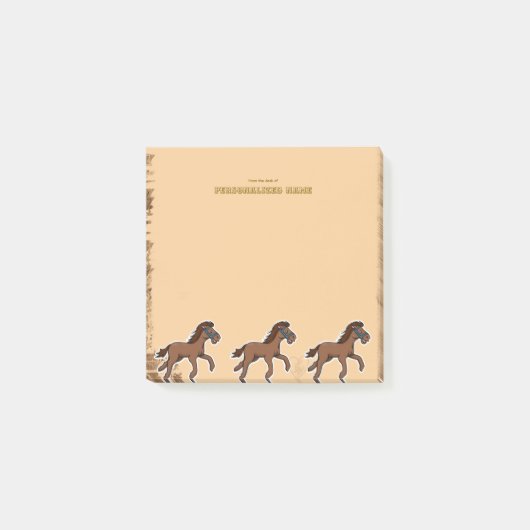 Harry Horse Rustic - 1 Post-it® Notes (Voorkant)