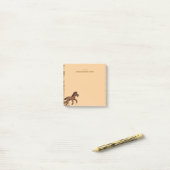 Harry Horse Rustic - 2 Post-it® Notes (Op bureau)