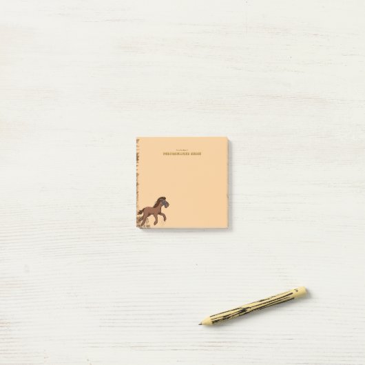 Harry Horse Rustic - 2 Post-it® Notes (Op bureau)