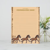 Harry Horse Rustic Lined Paper Sheet (Staand voorkant)