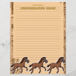 Harry Horse Rustic Lined Paper Sheet