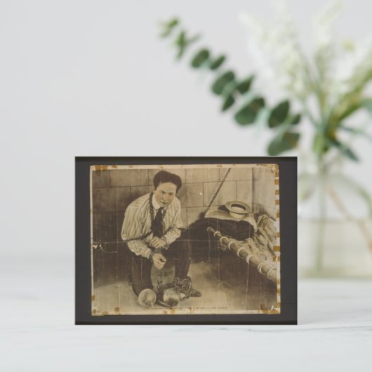 Harry Houdini Briefkaart (Staand voorkant)