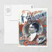 Harry Houdini Briefkaart (Voorkant / Achterkant)
