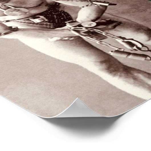 Harry Houdini (c.1899) Poster (Hoek)