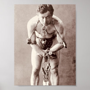 Harry Houdini (c.1899) Poster