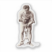 Harry Houdini (c.1899) Sticker (Voorkant)