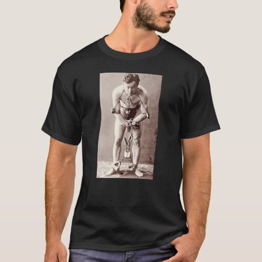 Harry Houdini (c.1899) T-shirt (Voorkant)
