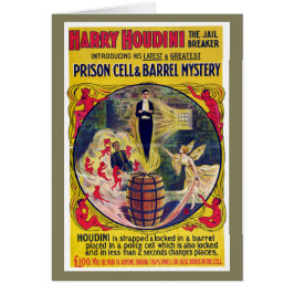 Harry Houdini Gevangenis Cel en Barrel Mystery